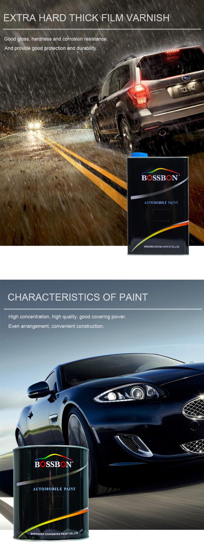 1K 2k High Build Epoxy Primer Automotive Acrylic Car Paint 3 Coats Maximum