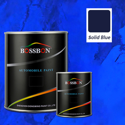 Acrylic Polyurethane Car Refinish Paint Higher Consistency 2K Solid Blue