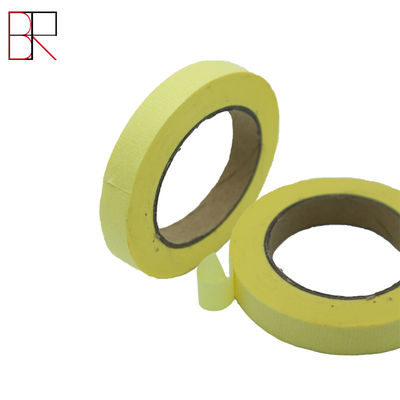 Green Yellow 20mm Car Masking Tape For Auto Painting