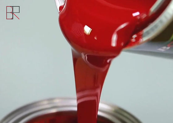 High Hardness Acrylic Paint 1.2KG Red Auto Refinish Paint