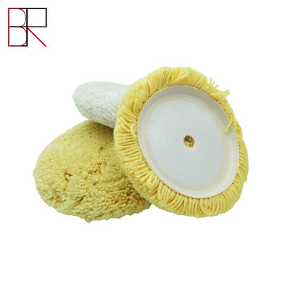 Soft Touched 2-3coats Wool Car Care Polishing Pad 40-60μm