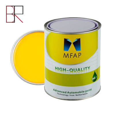 ISO9001 1mm Flexibility Metallic Car Paint 1K Base Coat