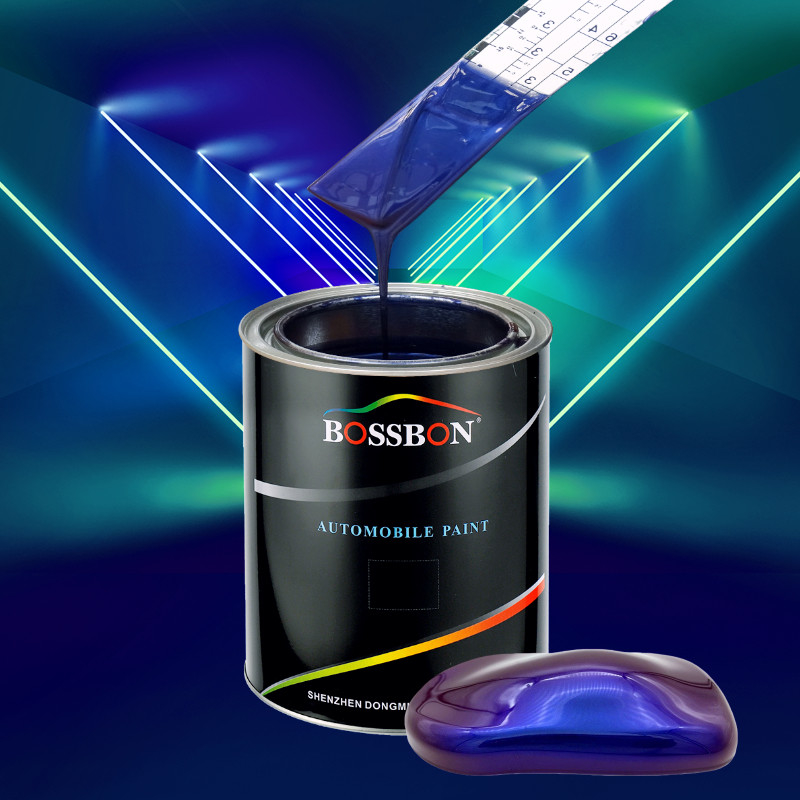 Acrylic Resin Chameleon Pearl Car Paint Toners Base Coat Tint For Automotive Refit